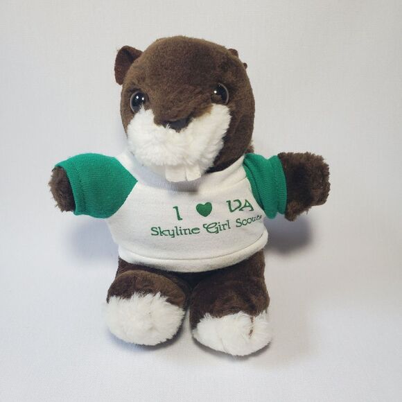 Vintage Beaver Plush Removable Shirt Girl Scouts Virginia - Picture 4 of 4